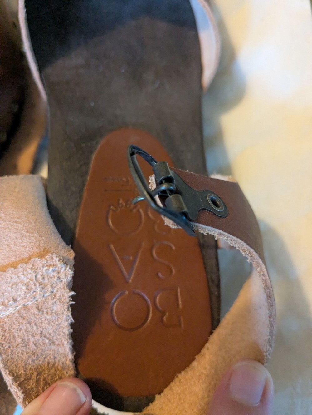 French Bosabo Clog "368" Leather Wood, Rubber Like New - Picture 5 of 9